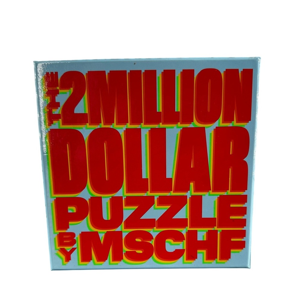 Contest is over The 2 Million Dollar Puzzle 500 Pieces QR Code Game 15.7x15.7in